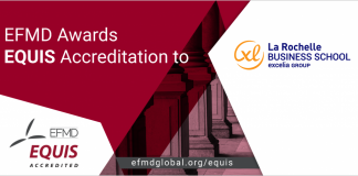 La Rochelle Business School, Excelia Group is awarded EQUIS accreditation