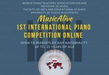 1st Music Alive International Piano Competition Online