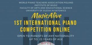 1st Music Alive International Piano Competition Online
