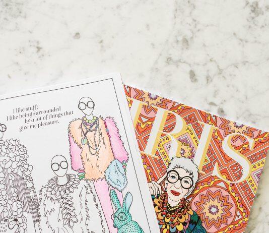 New Iris Apfel Coloring Book Will Support Student Scholarships