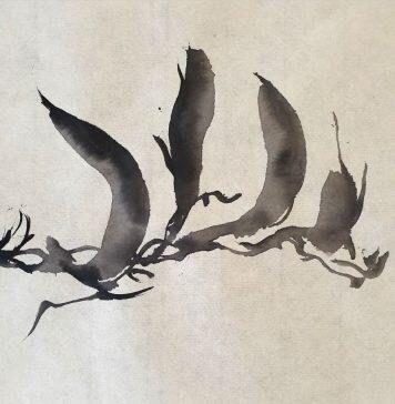 Kim Lowe’s brushwork comes full circle