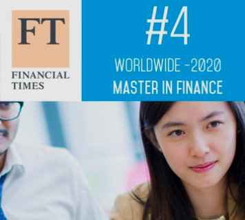 ESSEC ranked 4th in the Financial Times Master in Finance Ranking 2020