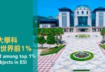 University of Macau ranked among top 1% in eight subjects in ESI