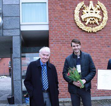 Students receive entrepreneurship award for sports innovation