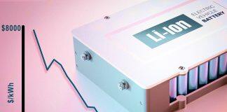 Study reveals plunge in lithium-ion battery costs
