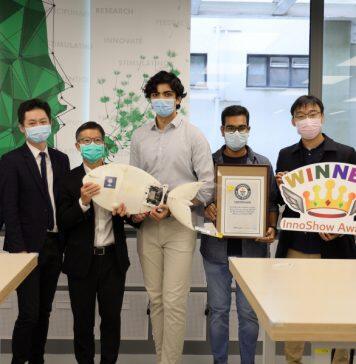 HKU Engineering student team developed robotic fish sets World Record for the second time