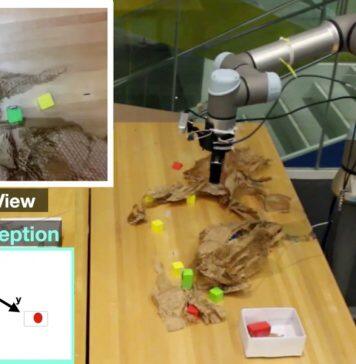A robot that senses hidden objects
