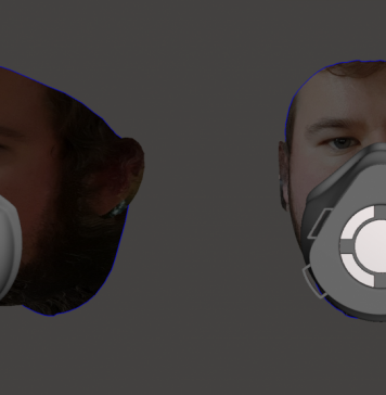 Reusable facemasks made using smartphones and 3D printers