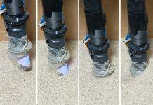 Slender robotic finger senses buried items