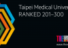 Taipei Medical University Ranked Top 300 in the 2021 Impact Rankings