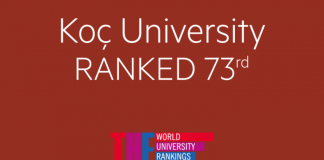 Koç University has been ranked in the 2021 Times Higher Education Asia University Rankings