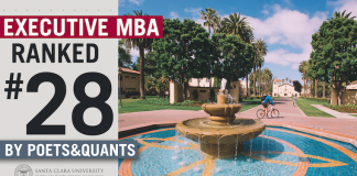 Santa Clara University’s Executive MBA Ranked No. 4 In California