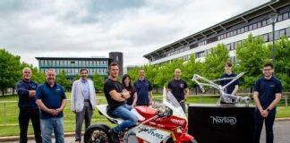 Norton Motorcycles supports student electric motorcycle research with WMG, University of Warwick