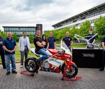 Norton Motorcycles supports student electric motorcycle research with WMG, University of Warwick