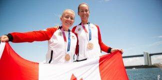 Wasteneys and Filmer return home with Olympic gold and bronze