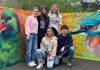 Management students organise international artist to paint mural for rest-home