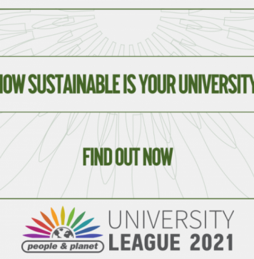 Bournemouth University retains 1st class award in the People and Planet University League