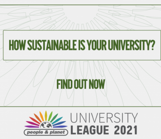 Bournemouth University retains 1st class award in the People and Planet University League