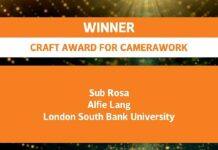 LSBU student wins at RTS London Student Television Awards