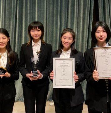 Students from the Faculty of Hospitality and Tourism Management of M.U.S.T won the Gold Award and Creativity Award of “The 3rd Macau Vocational English Contest”