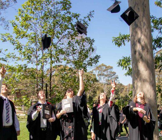University of Newcastle tips hats to latest cohort of graduates