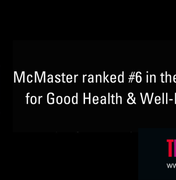McMaster leads global ranking for impact on health and well-being