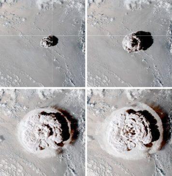 Hunga Volcano eruption and its once-in-a-century atmospheric wave