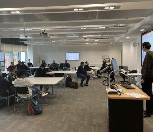 Business School graduates return to share their career experiences with current students