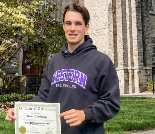 Swimmer set to dive into Western with $100K Schulich Leaders award