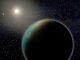 An extrasolar world covered in water?