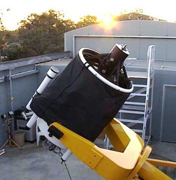 Massive mirror in telescope key to tracking asteroids and space junk