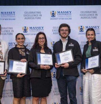 Massey’s top land-related science students celebrated