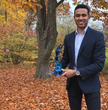 Mac grad’s robotic arm offers students a chance to solve the problems of tomorrow