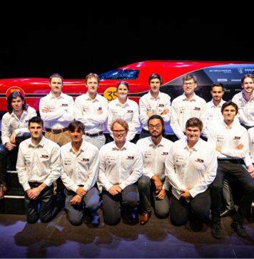 Students aim for world speed record in custom-built electric car