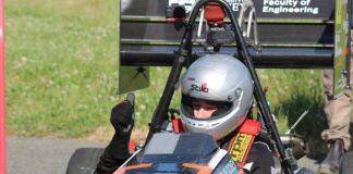 Successful test drive gives green light to student-built race car