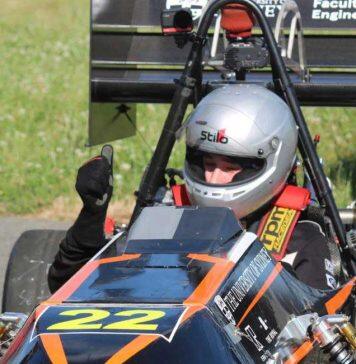 Successful test drive gives green light to student-built race car