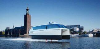 Electric hydrofoil boats beat diesel boats for climate sustainability