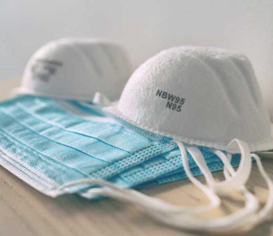 Surgical masks as good as N95 masks for health-care workers providing routine COVID-19 care