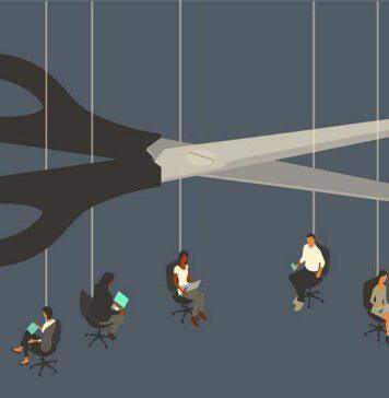 How do pay cuts and layoffs affect morale and productivity?