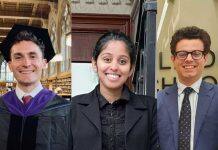 Law alumni win prestigious international fellowships