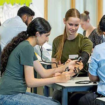 Southampton teens look to future NHS careers by trailing medical students at city hospital