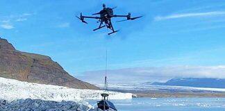 Scientists use drones to land sensors onto glaciers threatened by climate change