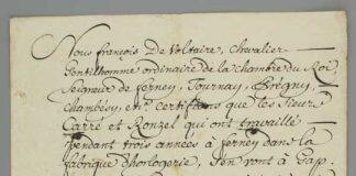 Rare collection of Voltaire manuscripts makes its way to McGill University