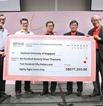 From love to generosity: NUS alumni couples and donors raised over S$677,250 for bursaries