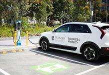 Monash University’s Electric Vehicle charging stations drive a passion for sustainability