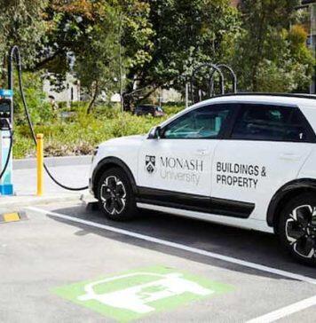 Monash University’s Electric Vehicle charging stations drive a passion for sustainability