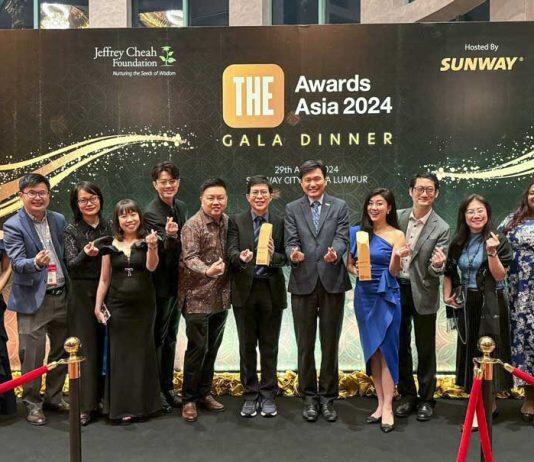 Two NUS teams bag top awards at Times Higher Education Awards Asia 2024