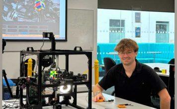 Bristol student’s robot smashes 4×4 Rubik’s Cube world record