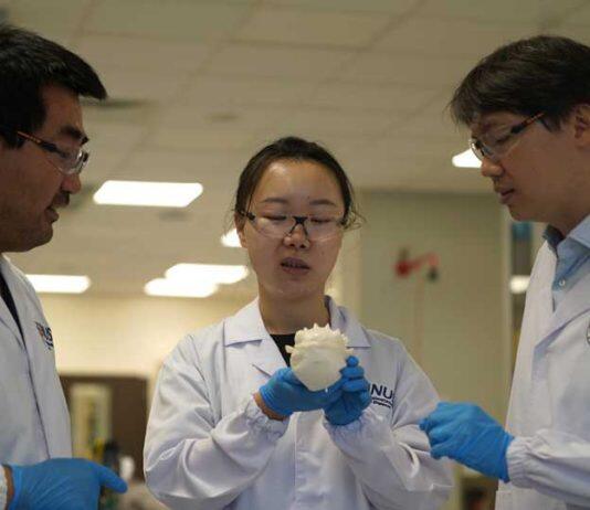 NUS researchers develop novel material for water quality monitoring device