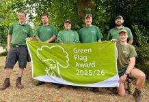 Royal Fort Gardens wins Green Flag Award for ninth consecutive year
